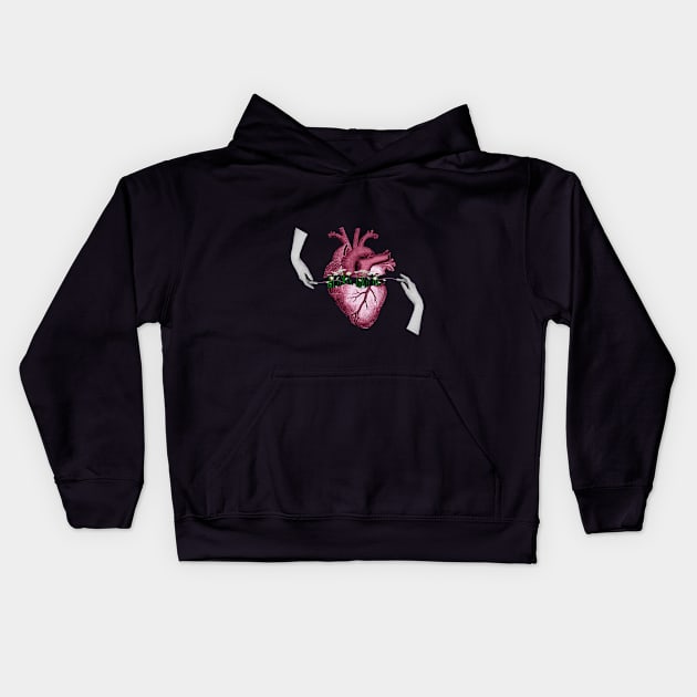 Connected By Love Kids Hoodie by gisselbatres